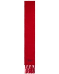 Polo Ralph Lauren - Fringed Logo-Embroidered Scarf - Lyst