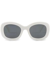 Prada - Logo-Embossed Oversize-Frame Sunglasses - Lyst