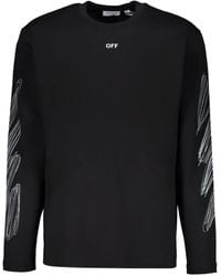 Off-White c/o Virgil Abloh - T-Shirt Imprimé À Manches Longues - Lyst