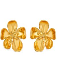 Oscar de la Renta - フローラル ピアス - Lyst