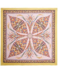 Etro - Abstract-print Square Scarf - Lyst