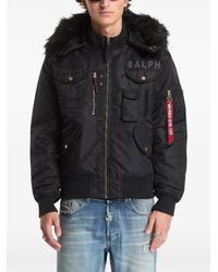 Alpha Industries - Veste Deflector Bordée De Fourrure Artificielle - Lyst