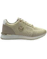 Mexx - Logo-Plaque Knitted Sneakers - Lyst