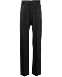 Givenchy - Logo-Print Straight-Leg Trousers - Lyst