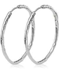 Monica Vinader - Siren Muse Hoop Earrings - Lyst