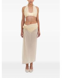 Maygel Coronel - Pollera Knotted-Detail Wrap Skirt - Lyst