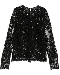 Naeem Khan - Sequin-Embellished Top - Lyst