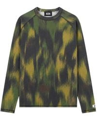 Gcds - Camouflage-Pattern Long-Sleeve T-Shirt - Lyst