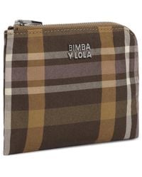Bimba Y Lola - Hunter Tartan Jacquard Coin Purse - Lyst