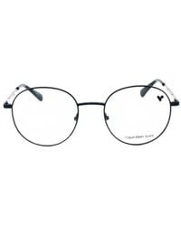 Calvin Klein - Round-Frame Glasses - Lyst
