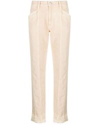 Isabel Marant - Jeans slim con design a inserti - Lyst