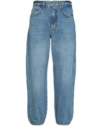 FRAME - The Lounge Cropped Jeans - Lyst