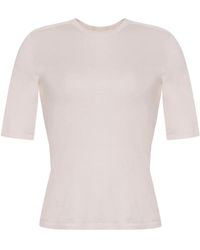 Adam Lippes - Kerr Short-Sleeve Top - Lyst