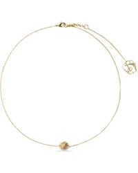Burberry - Logo-Detail Sphere-Charm Necklace - Lyst