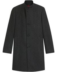 HUGO - Abrigo con botones - Lyst