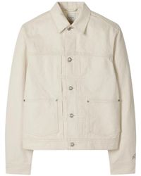Paul Smith - Pleated-Detail Denim Jacket - Lyst