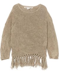 Comme des Garçons - Fringed-Hem Sweater - Lyst