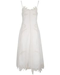 Jonathan Simkhai - Ellery Embroidered-Details Bustier Dress - Lyst