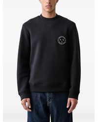 ARMANI EXCHANGE - Pullover Mit Logo-Patch - Lyst