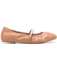 Stuart Weitzman - Goldie Ballerina Shoes - Lyst