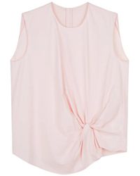 JNBY - Twist-Detail Draped Top - Lyst