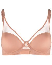 Agent Provocateur - Lucky Semi-sheer Underwire Bra - Lyst
