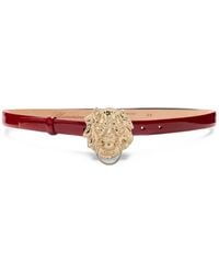 Blumarine - Lion-Head Patent Leather Belt - Lyst
