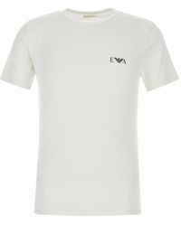 Emporio Armani - 2-Pack Crew Neck T-Shirt - Lyst