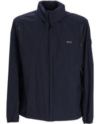 BOSS - Veste imperméable à logo - Lyst