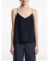 Peserico - V-Neck Sleeveless Top - Lyst
