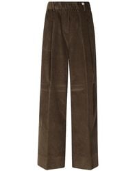 Myths - Corduroy Wide-Leg Trousers - Lyst