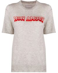 Zadig & Voltaire - Maglione Con Effetto Jacquard Mon Amour - Lyst
