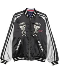 Deus Ex Machina - Suka Skull-Embroidery Bomber Jacket - Lyst