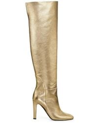 Temperley London - Tempest Leather Knee-High Boots - Lyst