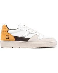 Date - Sneakers Court 2.0 con logo goffrato - Lyst