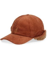 Kangol - Cozy Cord Earflap Baseball Cap - Lyst