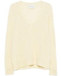 Bompard - V-Neck Long-Sleeve Sweater - Lyst
