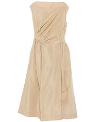 Simone Rocha - Draped-Detail Midi Dress - Lyst