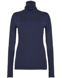 Wolford - Luxe Roll-Neck Long-Sleeve T-Shirt - Lyst