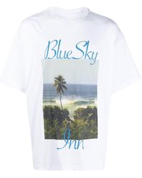 BLUE SKY INN - Graphic Print Cotton T-shirt - Lyst