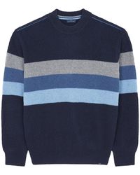 Paul & Shark - Striped Crew-Neck Sweater - Lyst