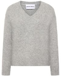 EMERSON RENALDI - V-Neck Knitted Sweater - Lyst