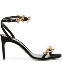 Rene Caovilla - 80mm Bow-detailing Leather Sandals - Lyst