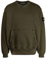 Stone Island - Compass-badge Ribbed-knit Jumper - Lyst