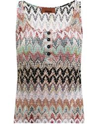 Missoni - Débardeur À Boutons Décoratifs - Lyst