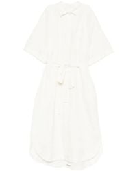 Casey Casey - Button-Down Jurk Met Ceintuur - Lyst