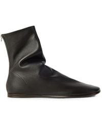 Lemaire - Flat Glove Ankle Boots - Lyst