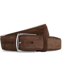 Aurélien - Suede Buckle Belt - Lyst
