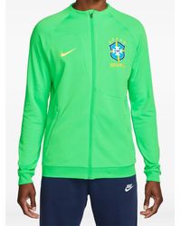 Nike - Brazil Academy Pro Knit Soccer Sweatshirt - Lyst