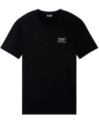 EA7 - Logo-Patch T-Shirt - Lyst